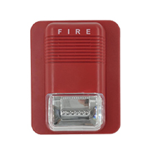 Audible-visible fire alertor